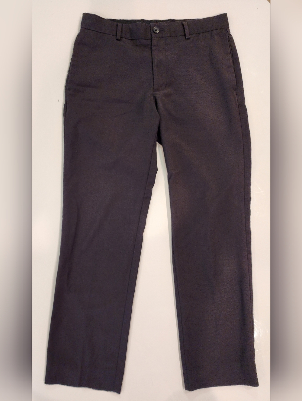 Van Heusen Men's Straight Fit Dress Pants Black Size 30x29
